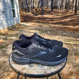 Brooks Ghost 15 1103931D020 Triple Black Running Shoes Sneakers Men's Size 10 D